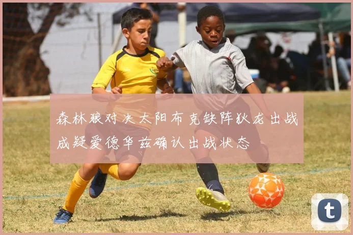 森林狼对决太阳布克缺阵狄龙出战成疑爱德华兹确认出战状态